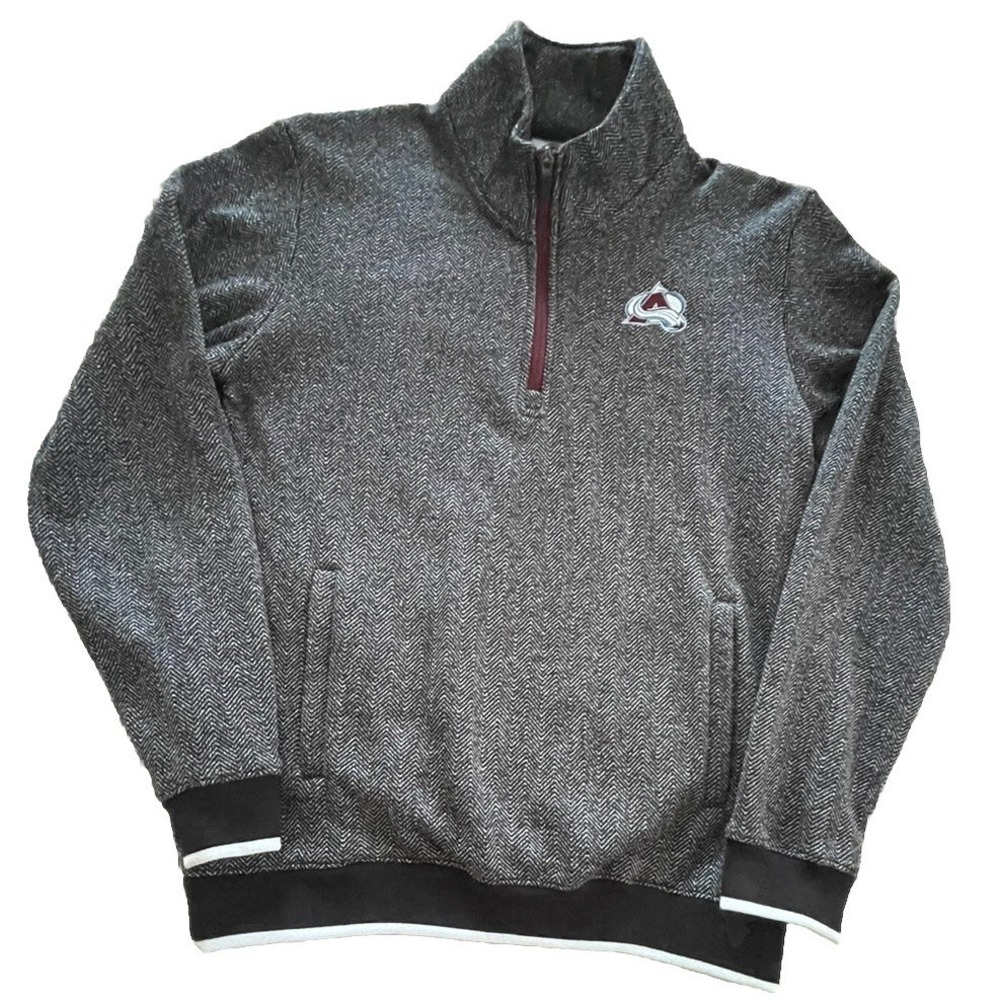 NHL Colorado Avalanche 1/4 Pull Over Fleece Official Licensed Women's Medium